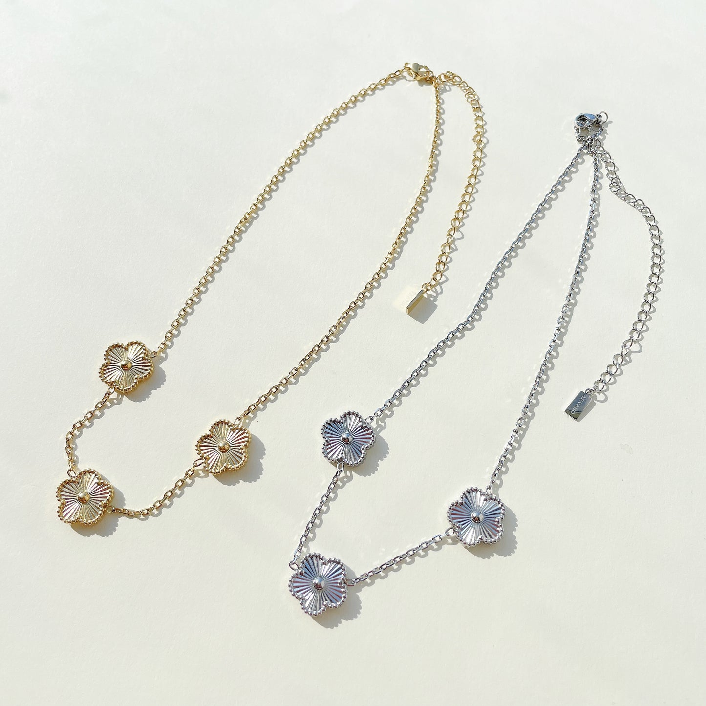 Lucky Five-Leaf Flower(Big) Necklace 15336