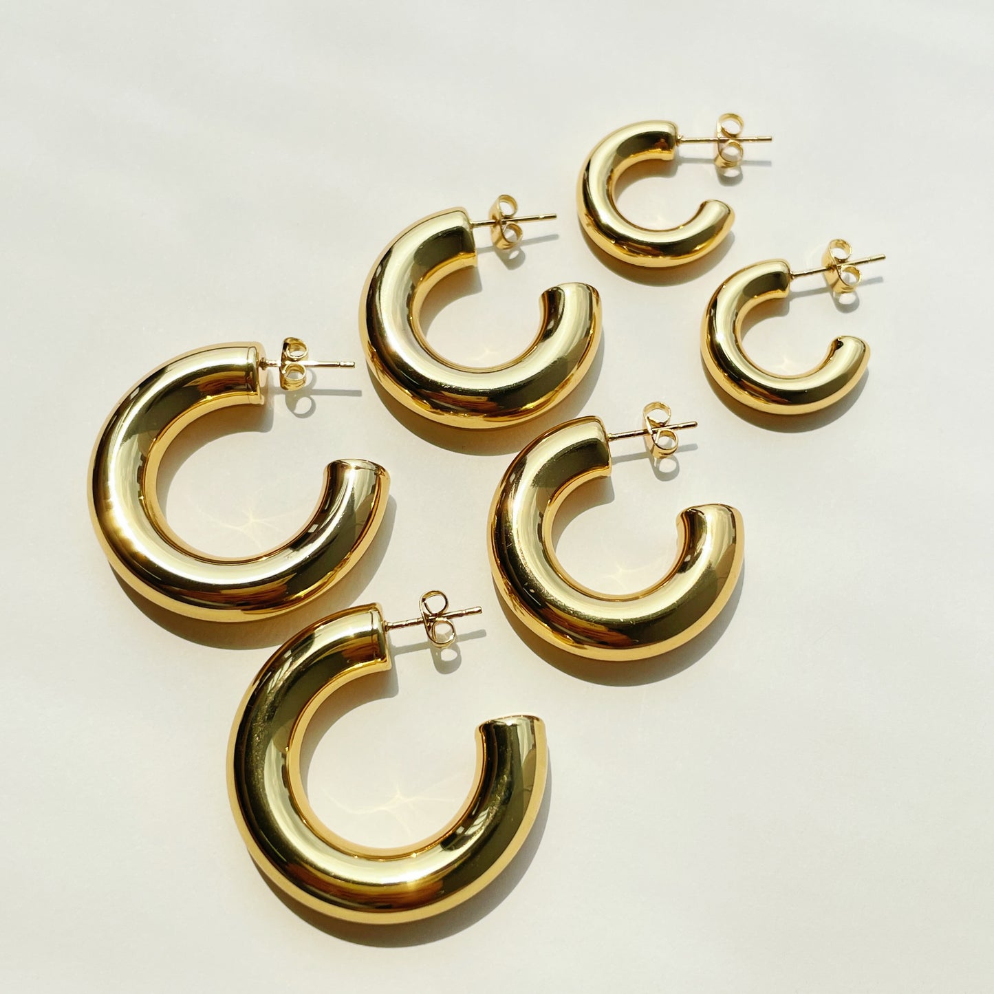 Chubby earrings (L,M,S ) Earring sets