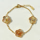 Lucky Five-Leaf Flower（Big） Bracelet 15298