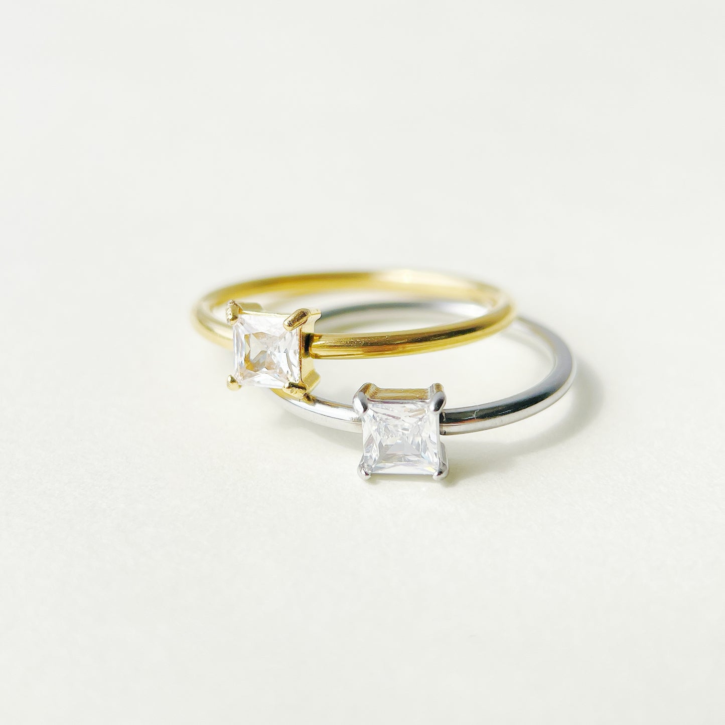 Square Gemstones Ring 14901