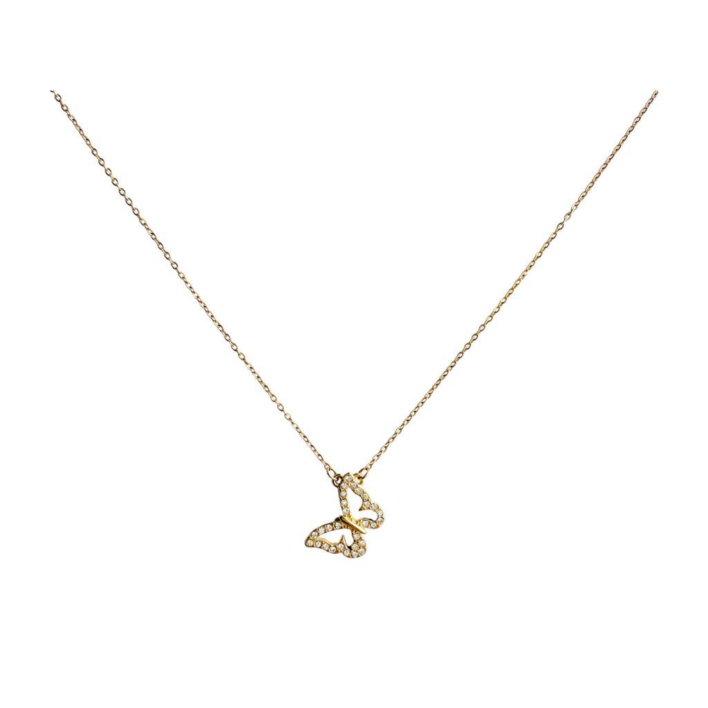 AW0147 butterfly pendant necklace