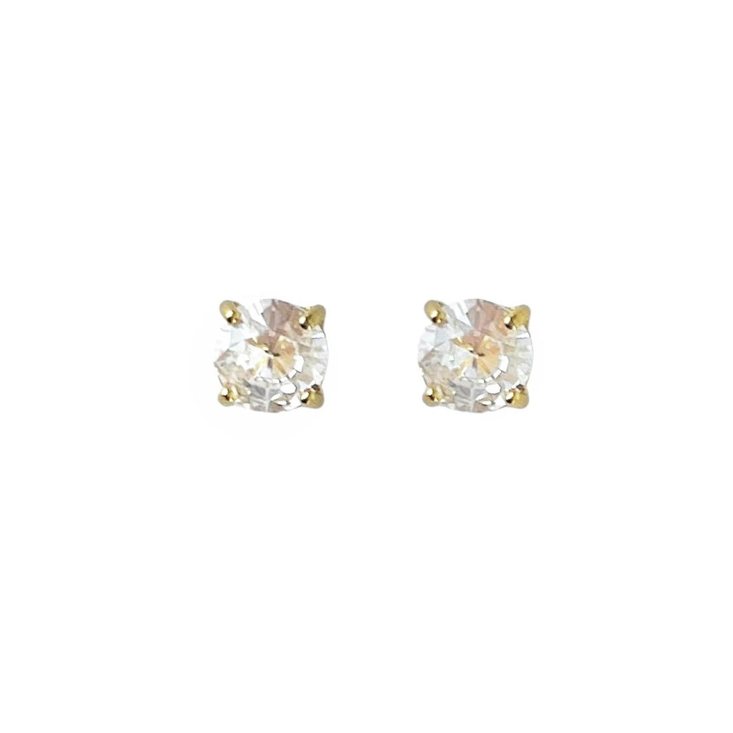 AW0183 Delicate Zircon Stud Earrings